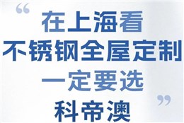 科帝澳｜上海不锈钢全屋定制28年